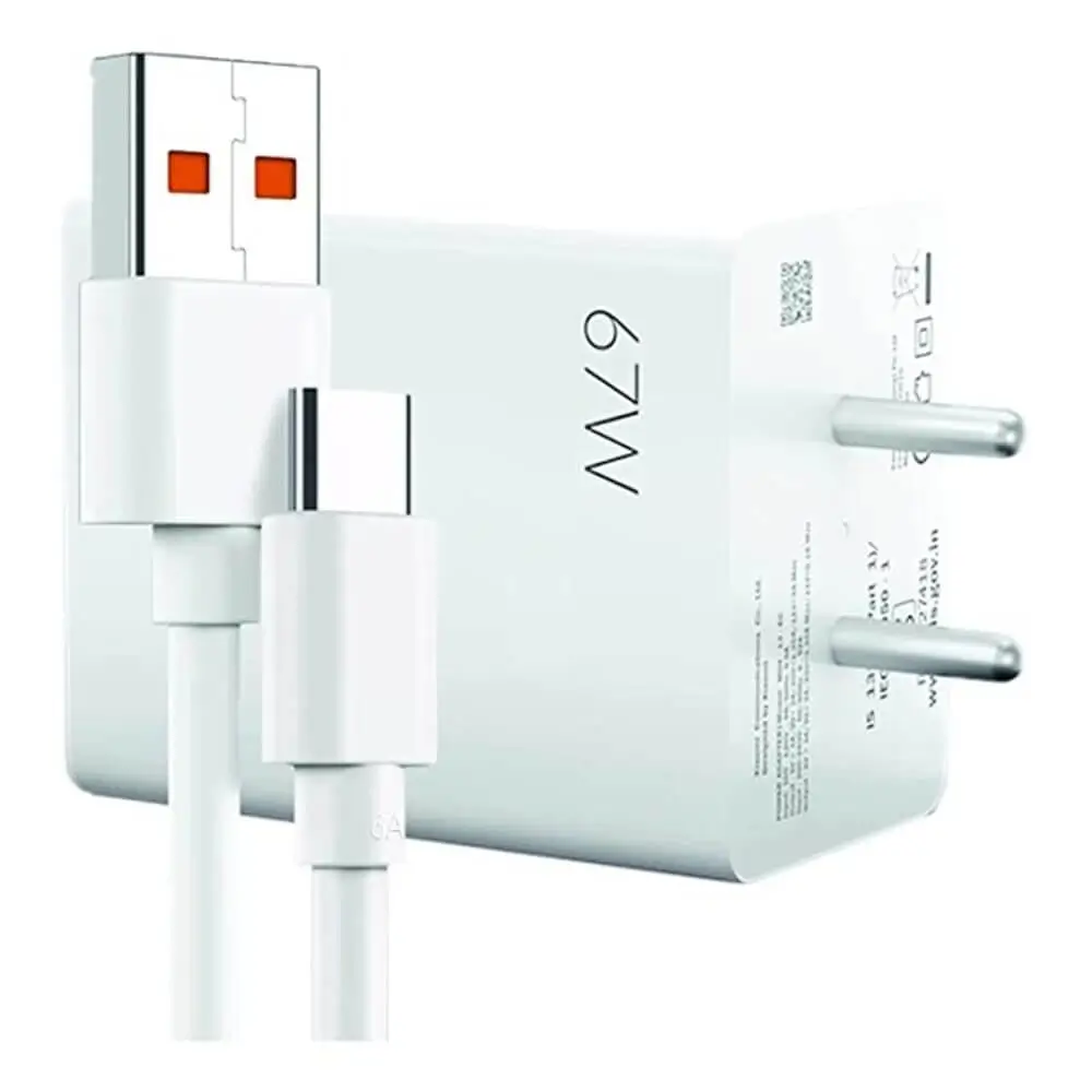 Xiaomi 67W USB-A Fast Charger Adapter with Type-C Cable - Image 2