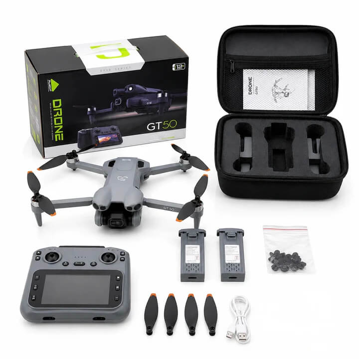 GT50 Drone 4.3-Inch Screen Brushless WiFi Professional RC Quadcopter - Image 3