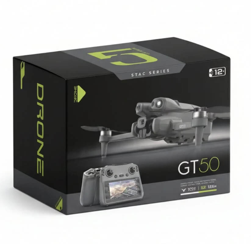GT50 Drone 4.3-Inch Screen Brushless WiFi Professional RC Quadcopter - Image 2
